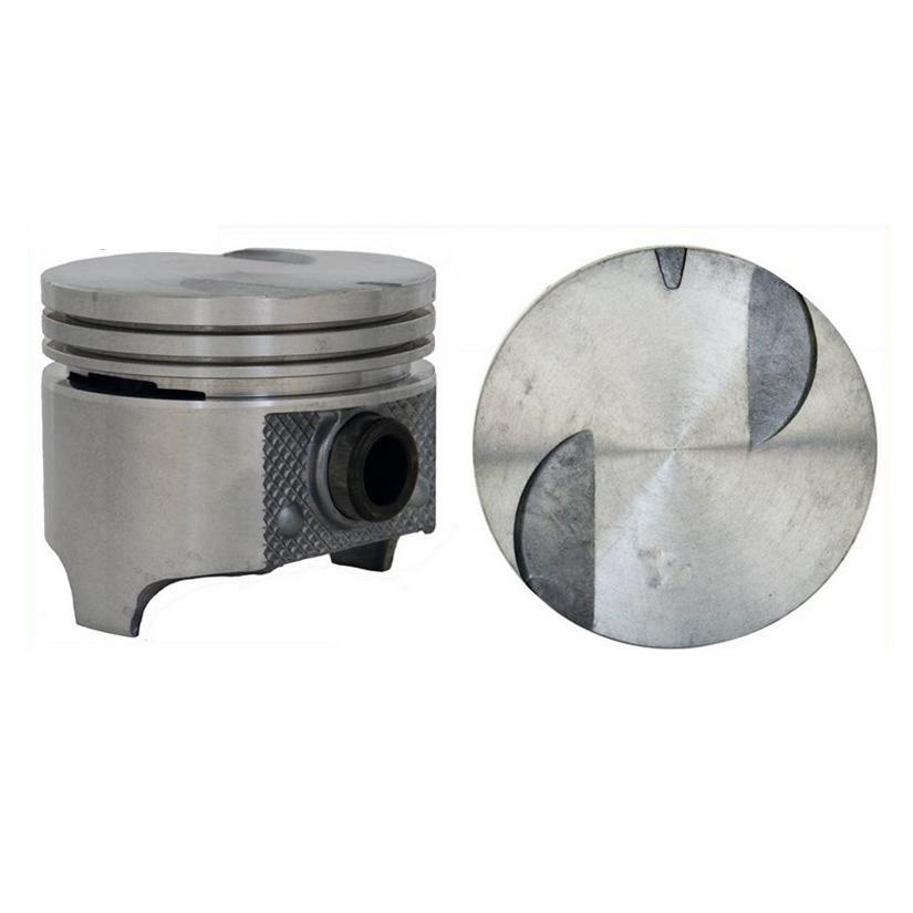 Piston Set (Qty. 4) - Ford 2.0L 121 Vin C Flat Top 2 Valve Reliefs - Enginetech P1324(4)