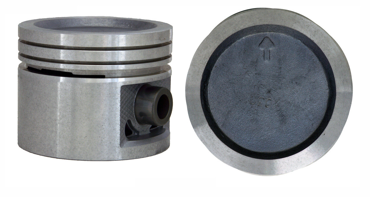 Piston Single - GM Buick 3.8L 231 5.7L 350 Dish Top - Enginetech P1504(1)