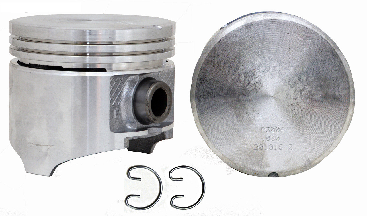 Piston Set (Qty. 6) - Chrysler Dodge 3.9L 239 Flat Top - Enginetech P3004(6)