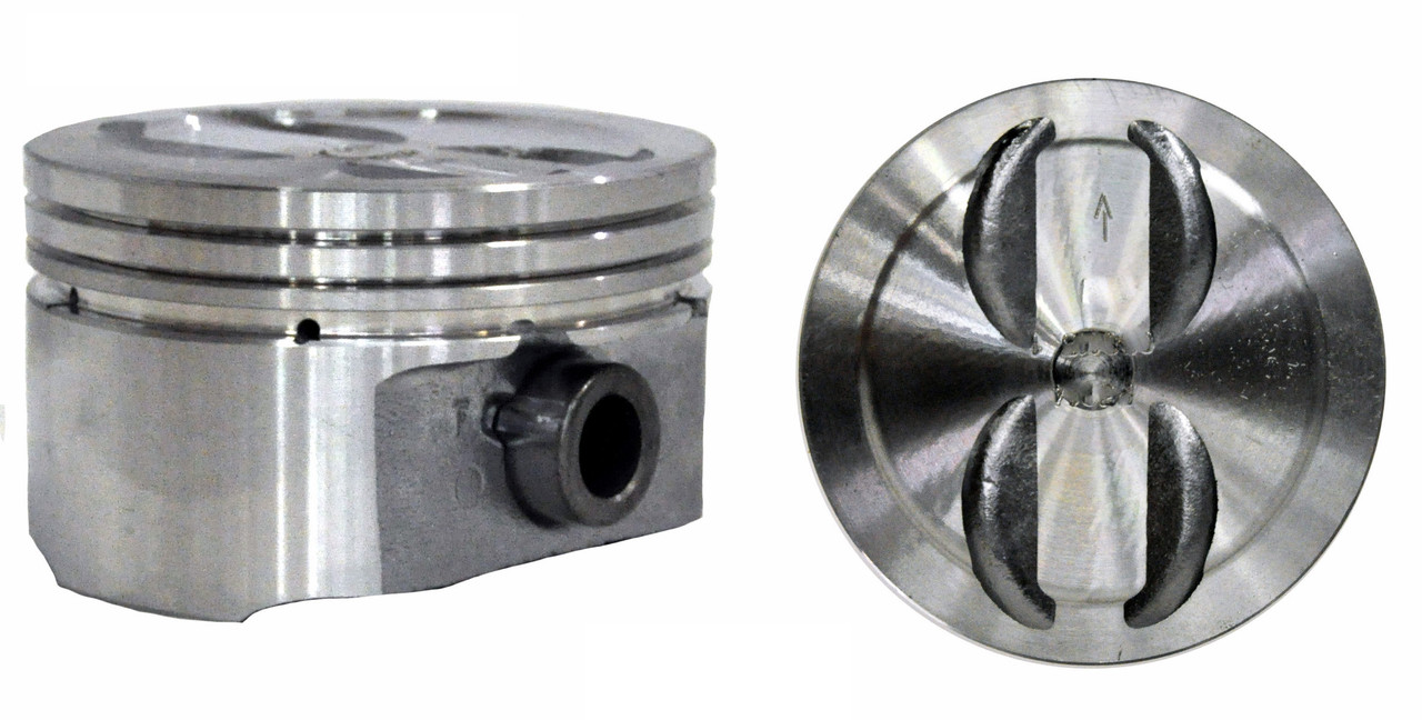 Piston Set - GM Chevrolet 5.7L 350 Lt Weight Short Skirt - Enginetech P3014(8)