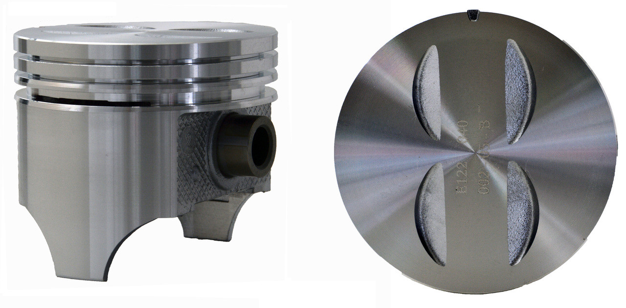 Piston Set - GM Chevrolet 5.4L 327 Car Flat Top Ex High Performance - Enginetech P3016(8)