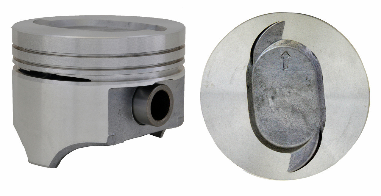 Piston (Single) - Ford 7.5L Dish Top Single Piston - Enginetech P3048(1)