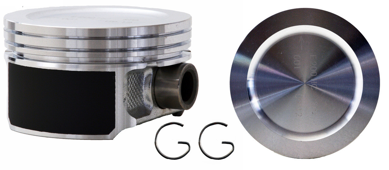 Piston Set (Qty. 8) - Ford 5.4L 330 Coated Skirt - Enginetech P3057(8)
