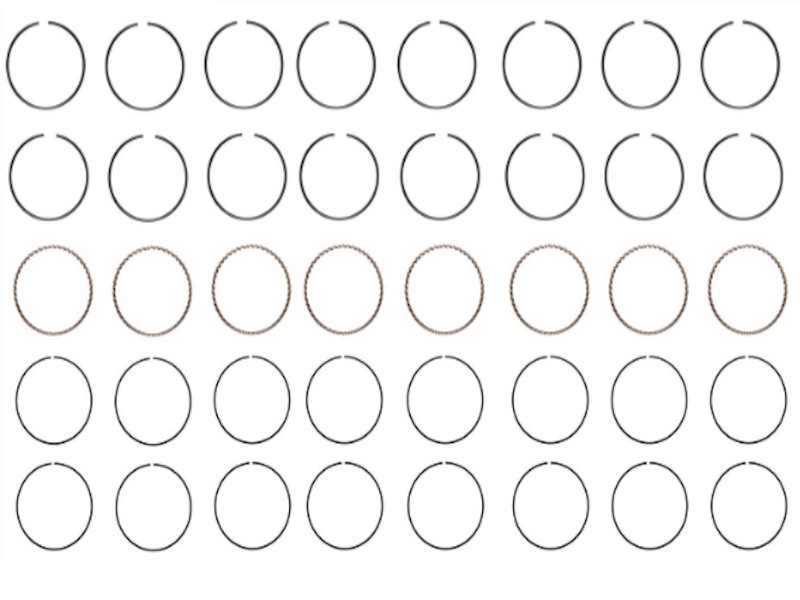 Piston Ring Set (Premium) - Ford Mazda 2.0L 1970 SOHC - Enginetech C80024