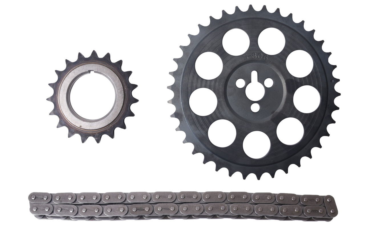 Timing Chain Set (Single Roller) - GM Chevrolet 7.4L 454 Vin J Single Roller Set - Enginetech TS450