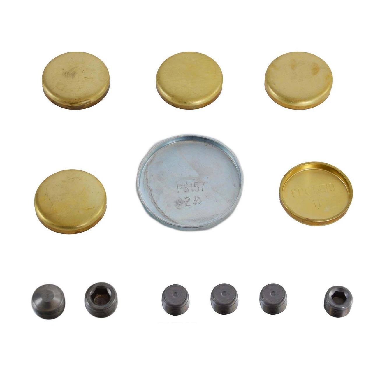 Brass Freeze Plug Kit - Ford Mazda 3.0L 183 - Enginetech PK51B