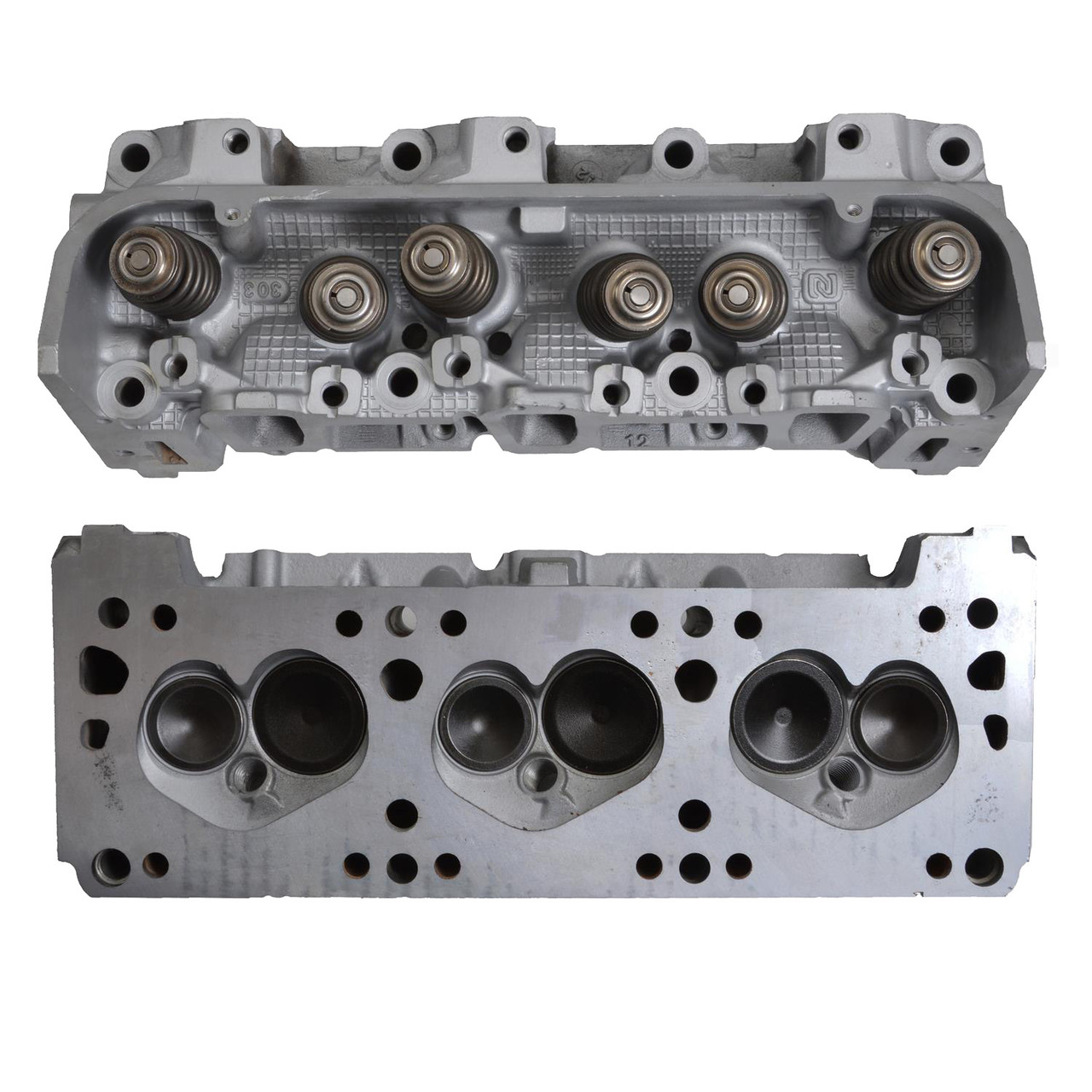 Cylinder Head - Complete - Cylinder Head Complete Rh GM Chevrolet 3.4L 207 OHV "F" Reman - Enginetech CH1043R