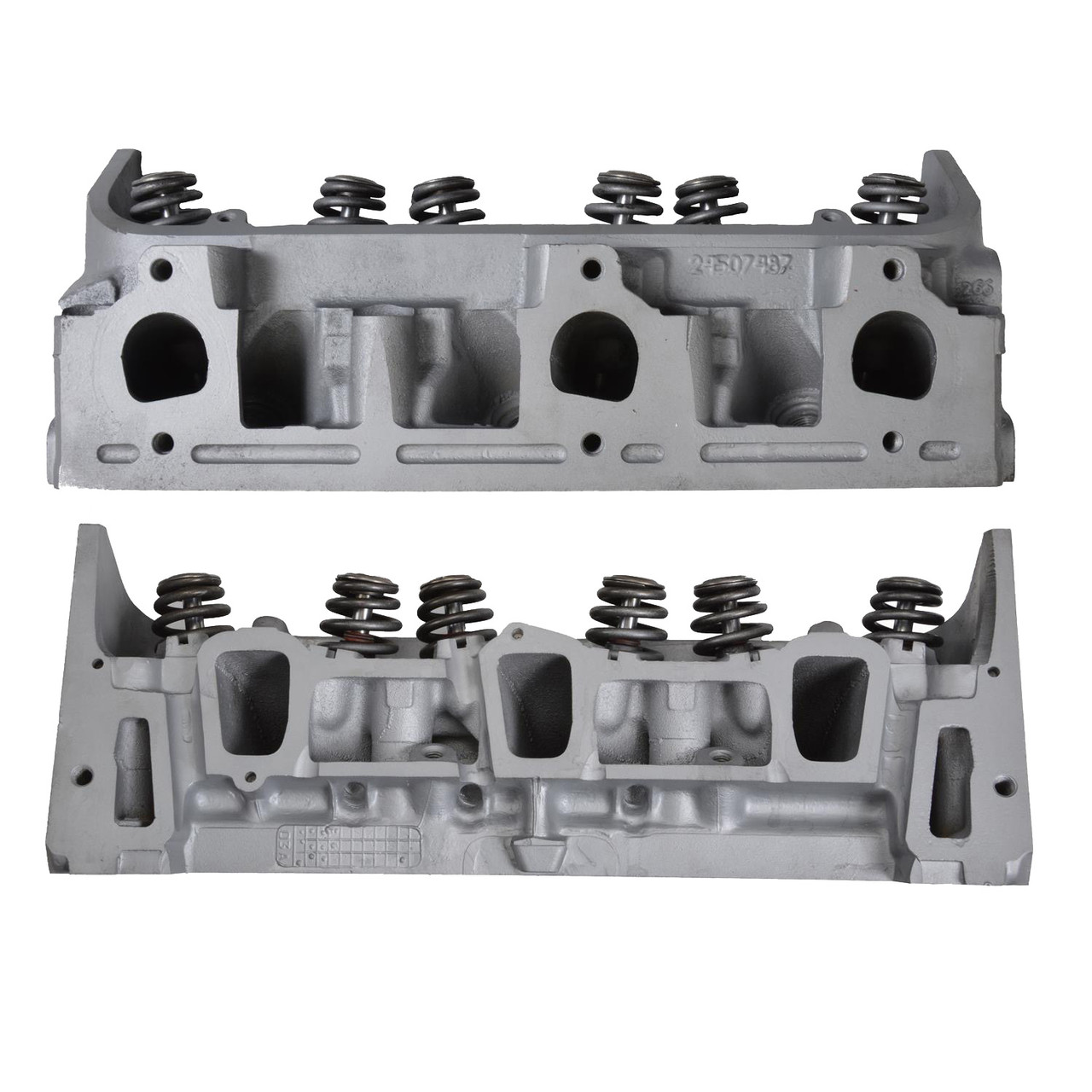 Cylinder Head - Complete CYL HEAD COMPLETE GM CHEV 3.1L 3.4L OHV "E,J" - Without A.I.R. Reman - Enginetech CH1054R