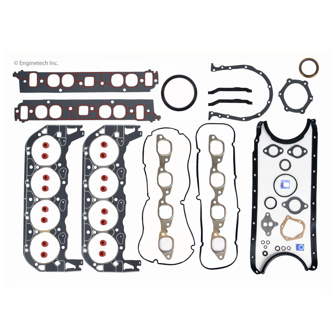 Full Gasket Set - GM Chevrolet 7.4L 454 Truck - Enginetech C7.4-A
