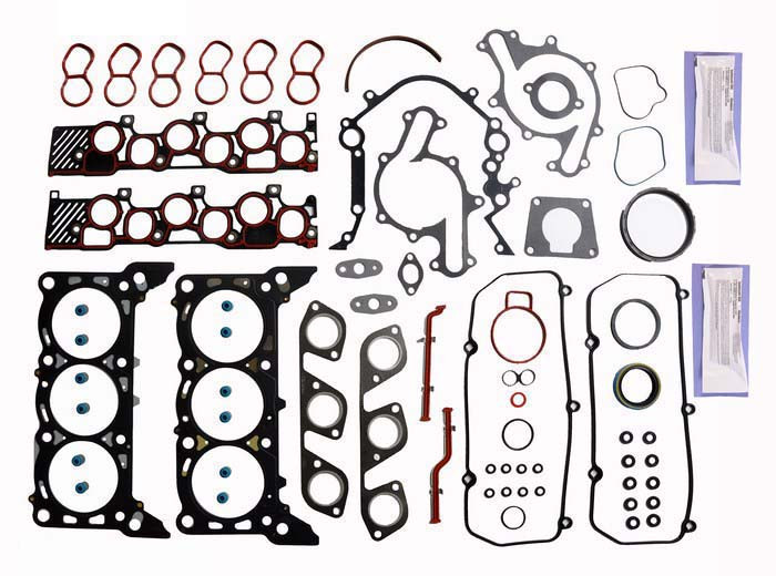 Full Gasket Set - Ford 3.8L 232 Truck Mls Head Gaskets - Enginetech F232B-1