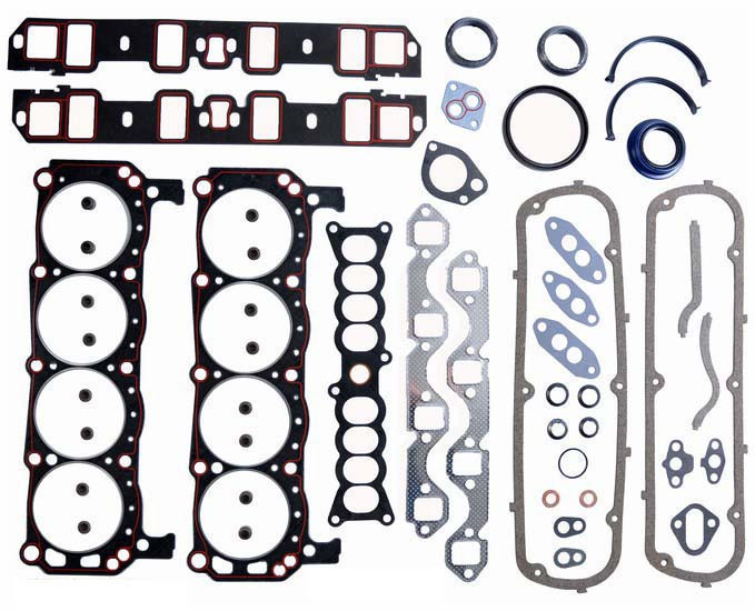 Full Gasket Set - Ford 302 5.0L Late Pos Vss/V-Guide OD .530" Only - Enginetech F302L-27
