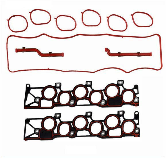 Intake Gasket - Gasket Ford 3.8L Intake Manifold Set With Plenum & Intake Isolators - Enginetech IF232-C