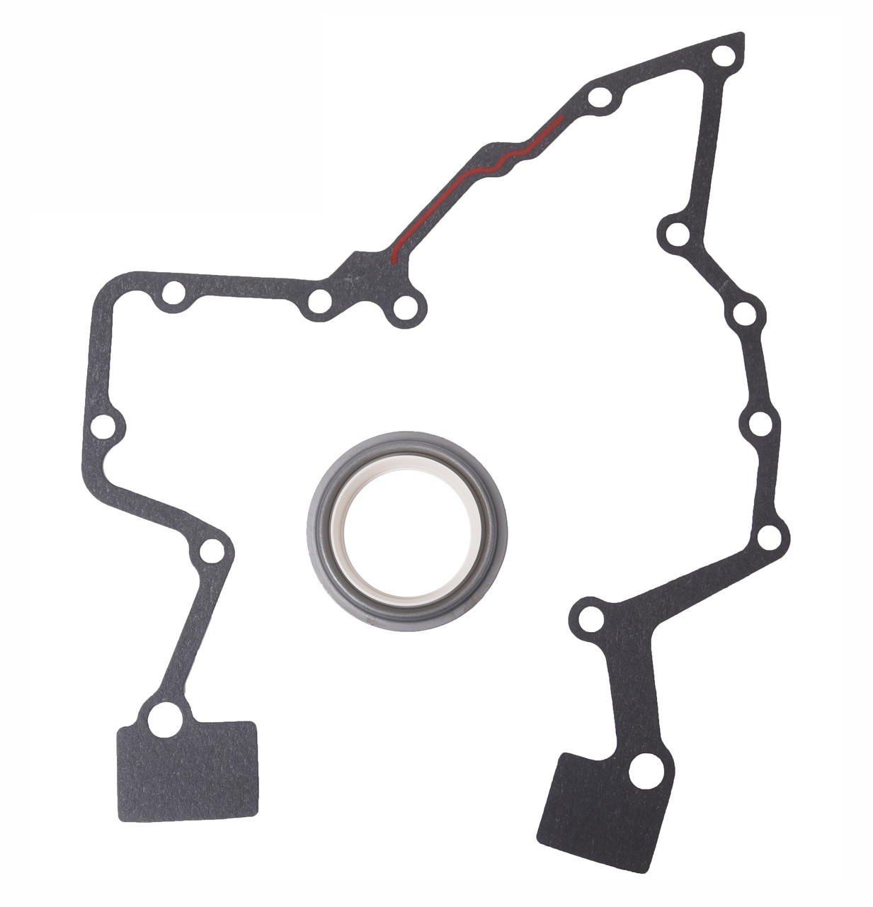 Timing Cover Gasket Set - Gasket Dodge Cummins 5.9L 359 24V Timing Cover Set - Enginetech TCCU359-A