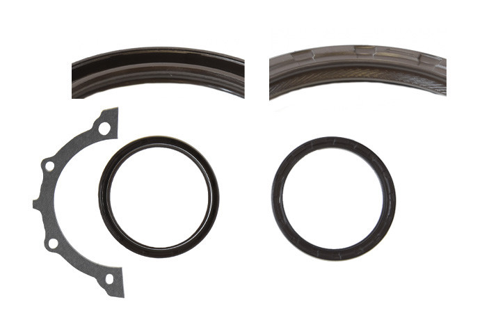 Rear Main Seal - Seal R Main GM Chevrolet 262 305 350 1PC Offset Lip With Hsg Gasket - Enginetech SK5091