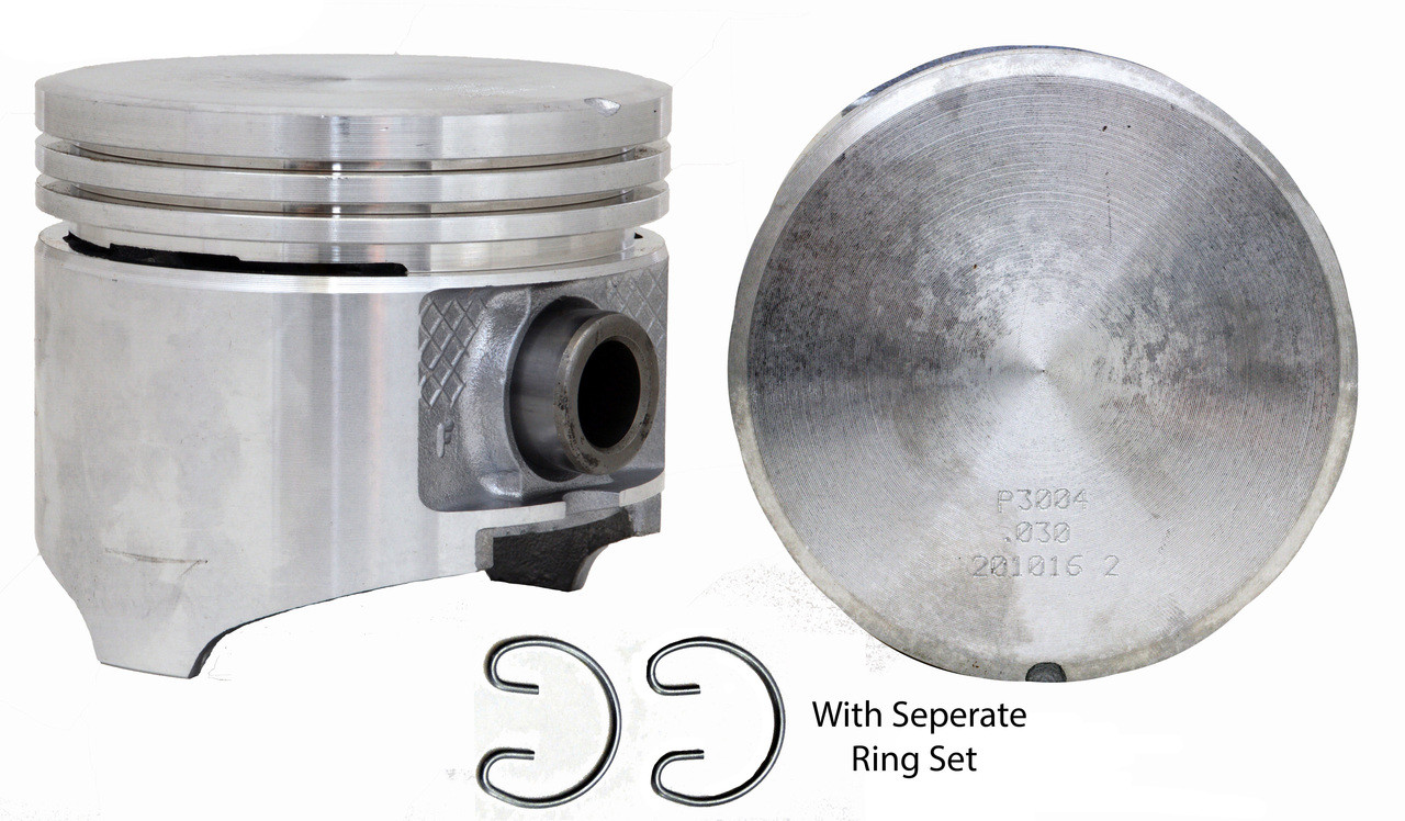 Piston and Ring Kit - Chrysler 239 3.9L - Enginetech K3004(6)