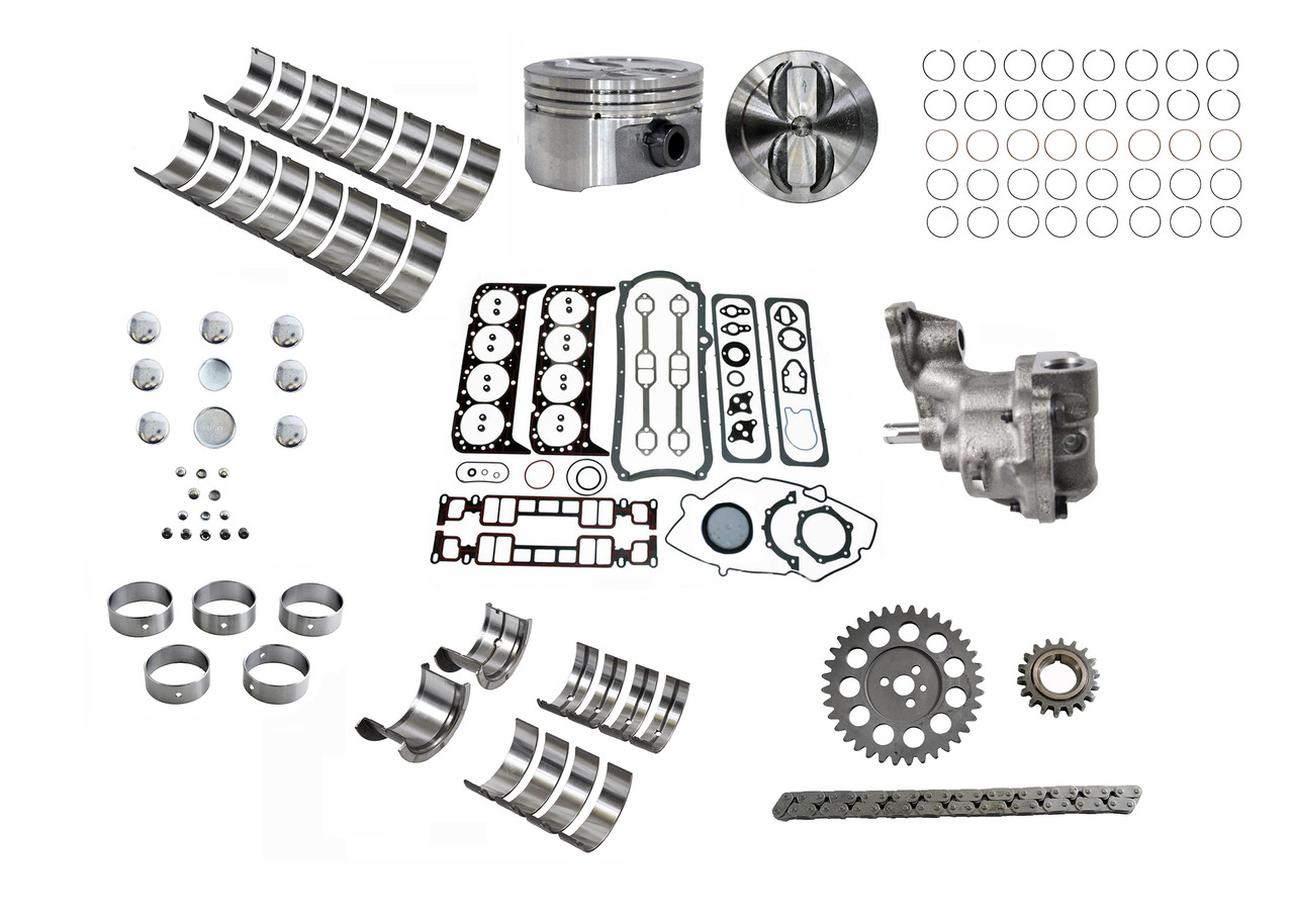 Engine Recon Kit - Rebuild GM Chevrolet 5.7L 350 Vin R Truck - Enginetech RCC350JP