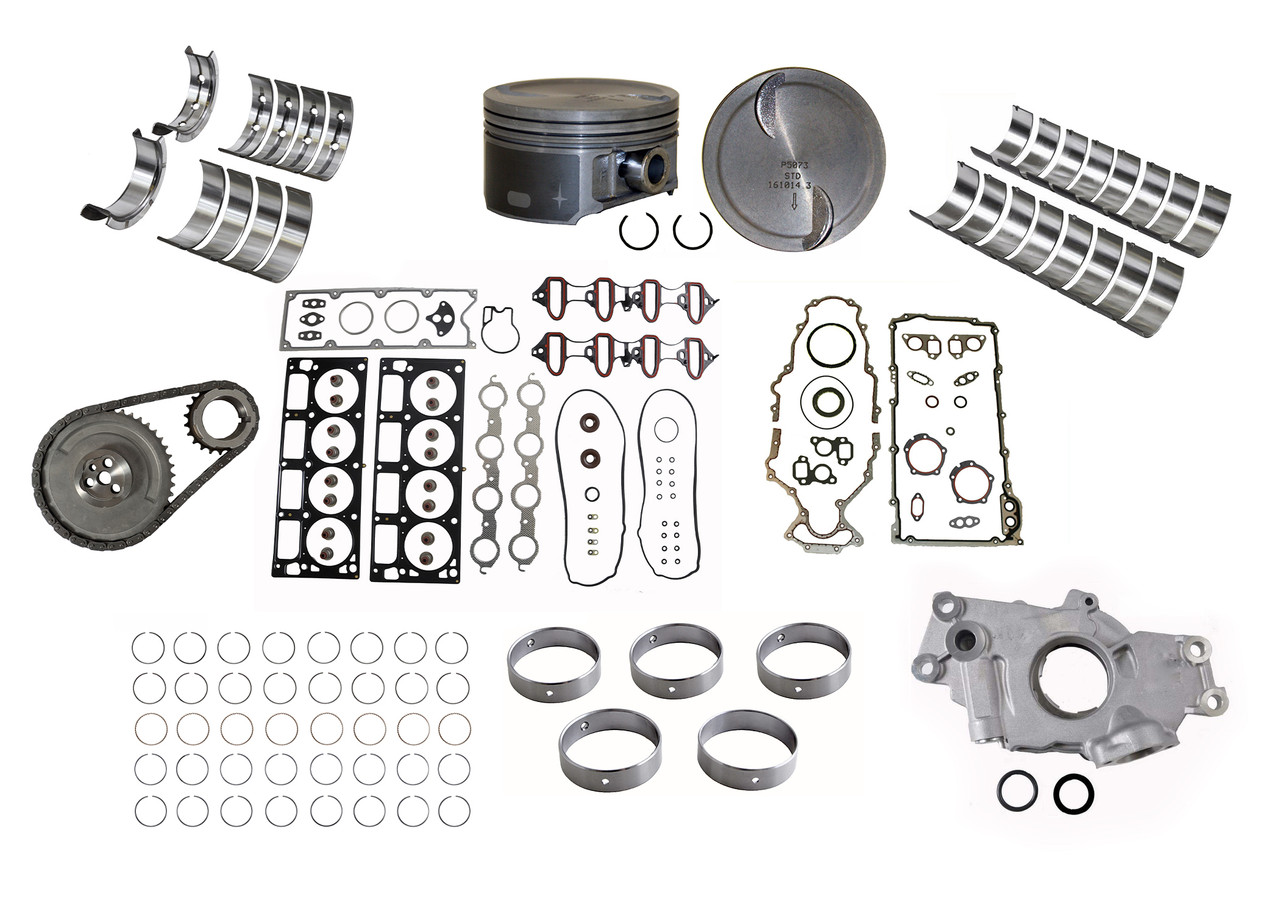 Engine Recon Kit - Rebuild Hummer 6.0L 364 Truck - Enginetech RCC364MP