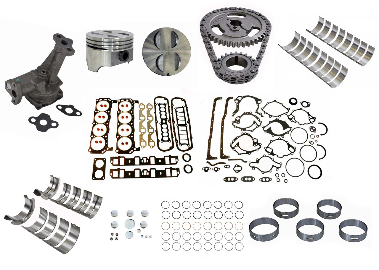 Engine Recondition Kit - Rebuild Ford 5.0L 302 Ex High Output - Enginetech RCF302F