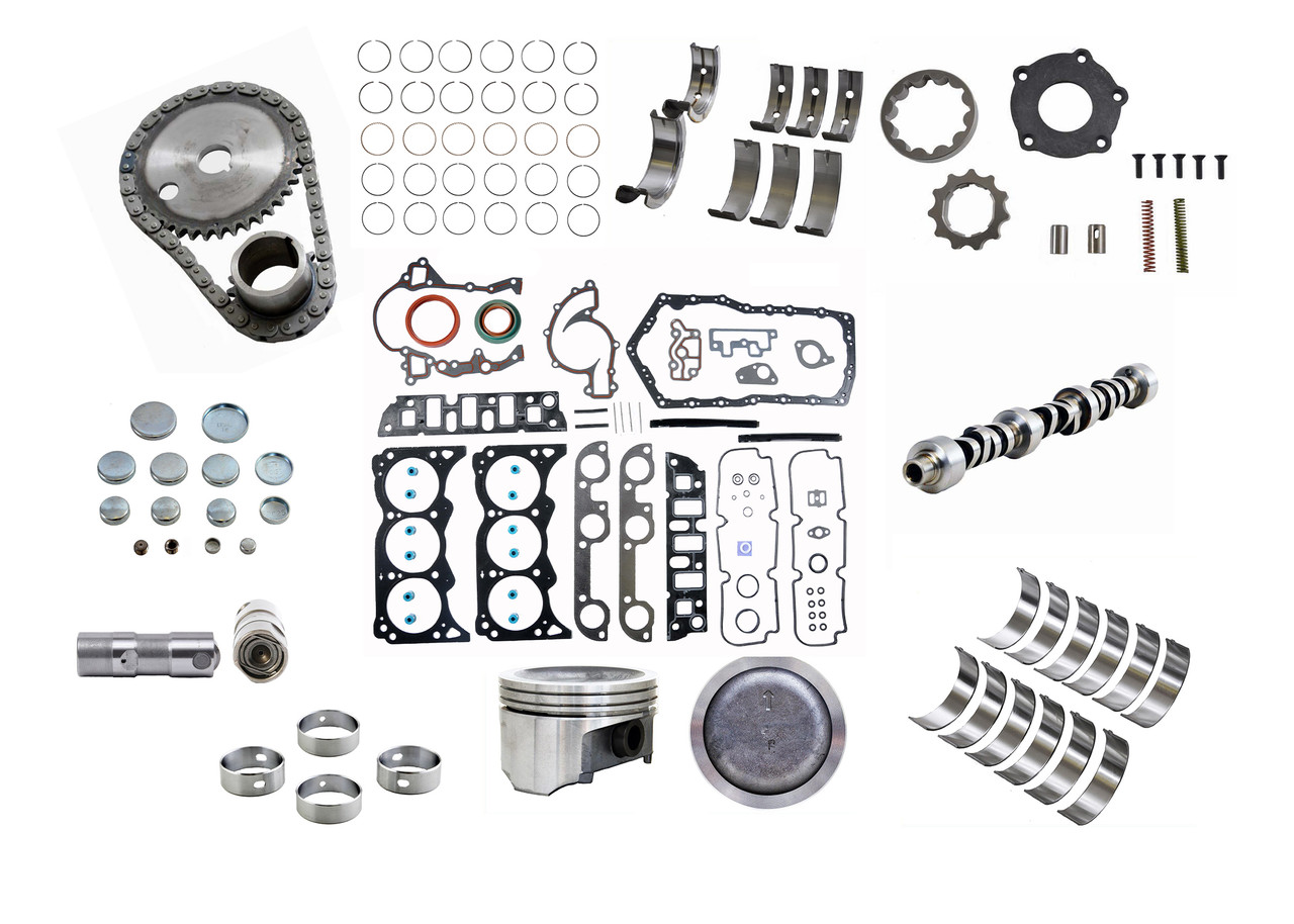 Engine Master Rebuild Kit (Premium) - GM Buick 3.8L 231 3800 Vin "L" - Enginetech MKB3800BP