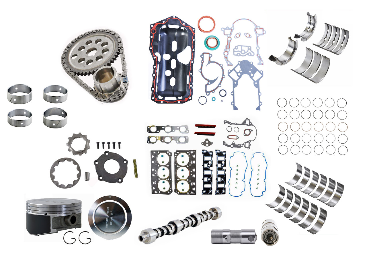 Engine Master Rebuild Kit - Master GM Buick 3.8L "K" Rwd Exp Plug & Plen Gasket Not Incl - Enginetech MKB3800HP