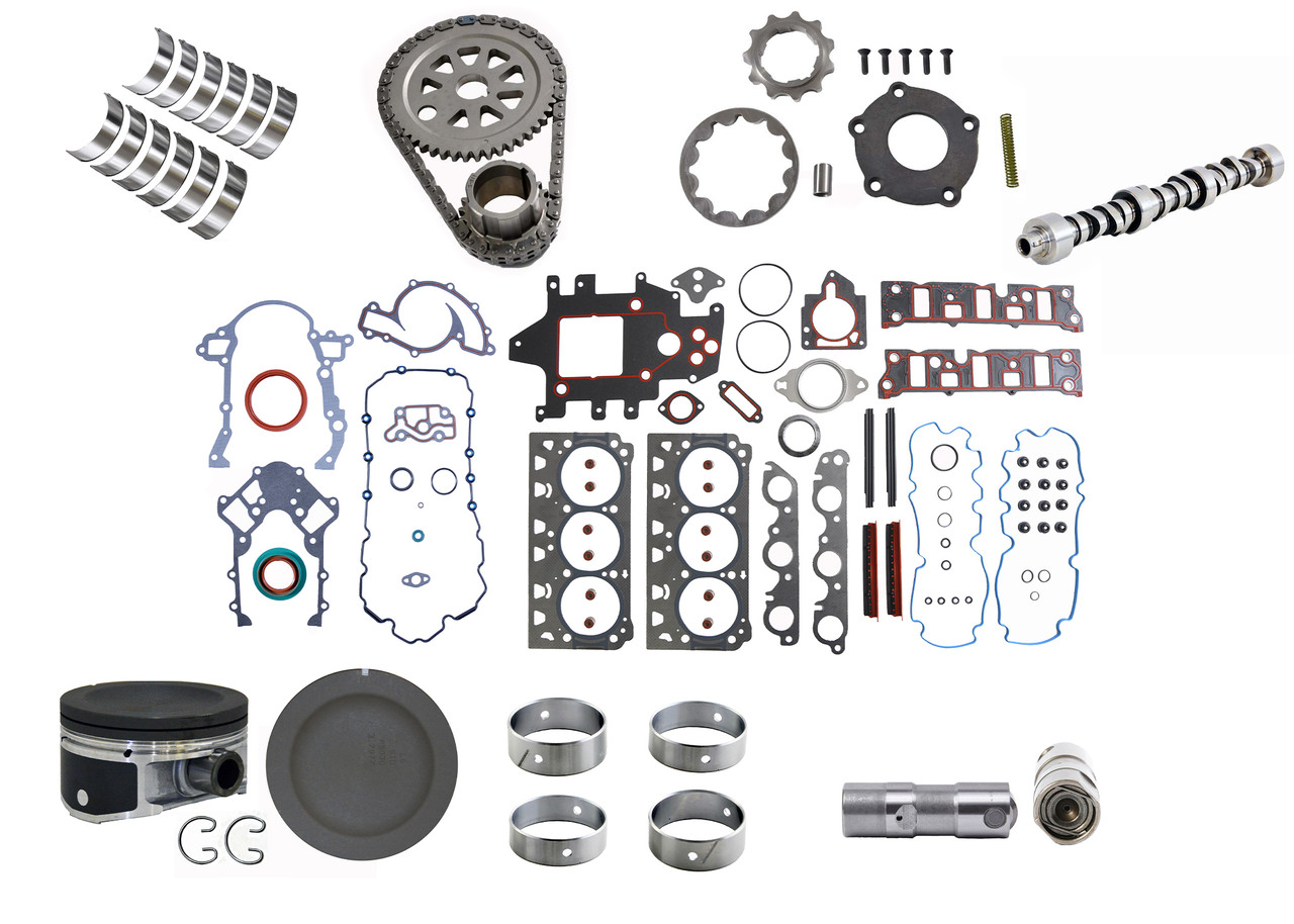 Engine Master Rebuild Kit - Master GM Buick 3.8L S/C Exp Plugs Not Incl - Enginetech MKB3800MP