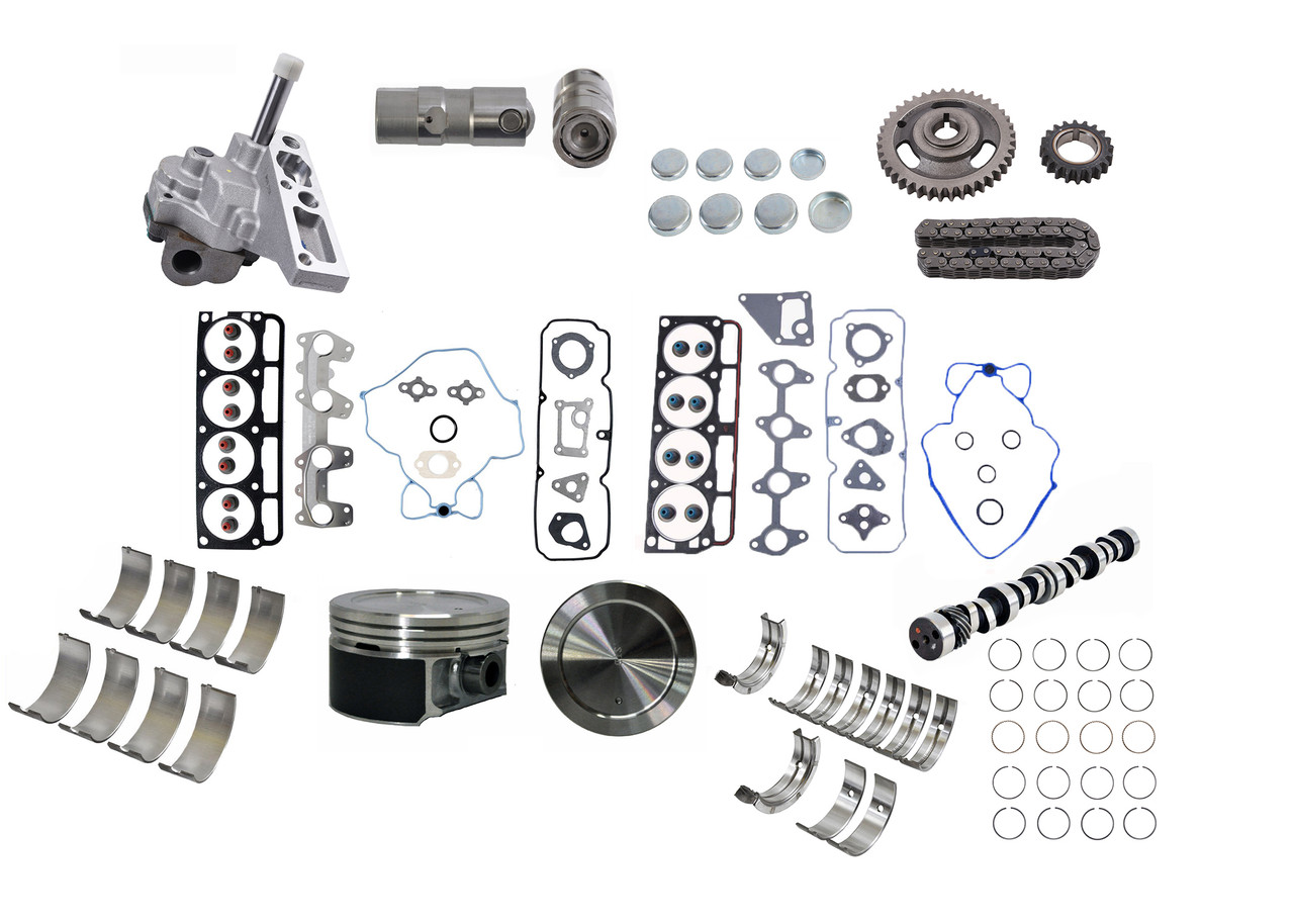 Engine Master Rebuild Kit - Master GM Chevrolet 2.2L 134 Car - Enginetech MKC134DP