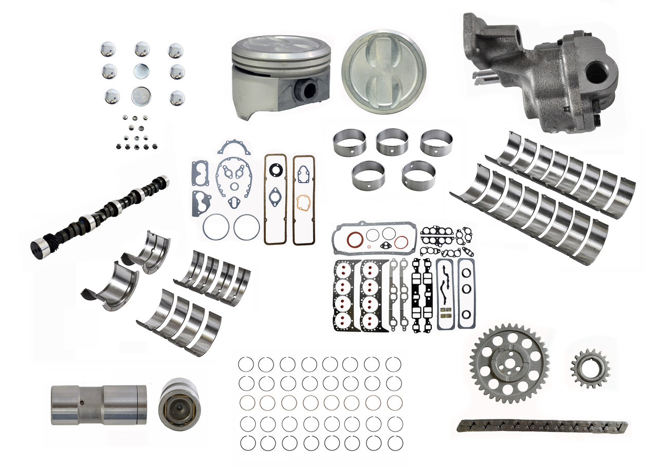 Engine Master Rebuild Kit - Master GM Chevrolet 5.7L 350 Light Truck - Enginetech MKC350G