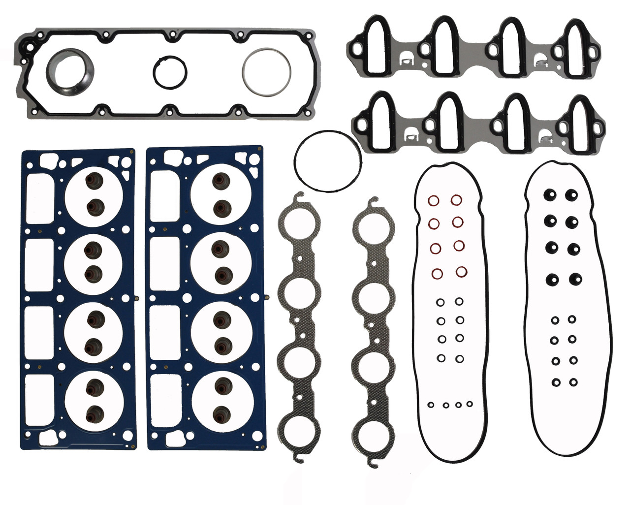 Head Gasket Set - GM Chevrolet 4.8L 293 Mls Head Gaskets - With Head Bolts - Enginetech C293HS-EAWB