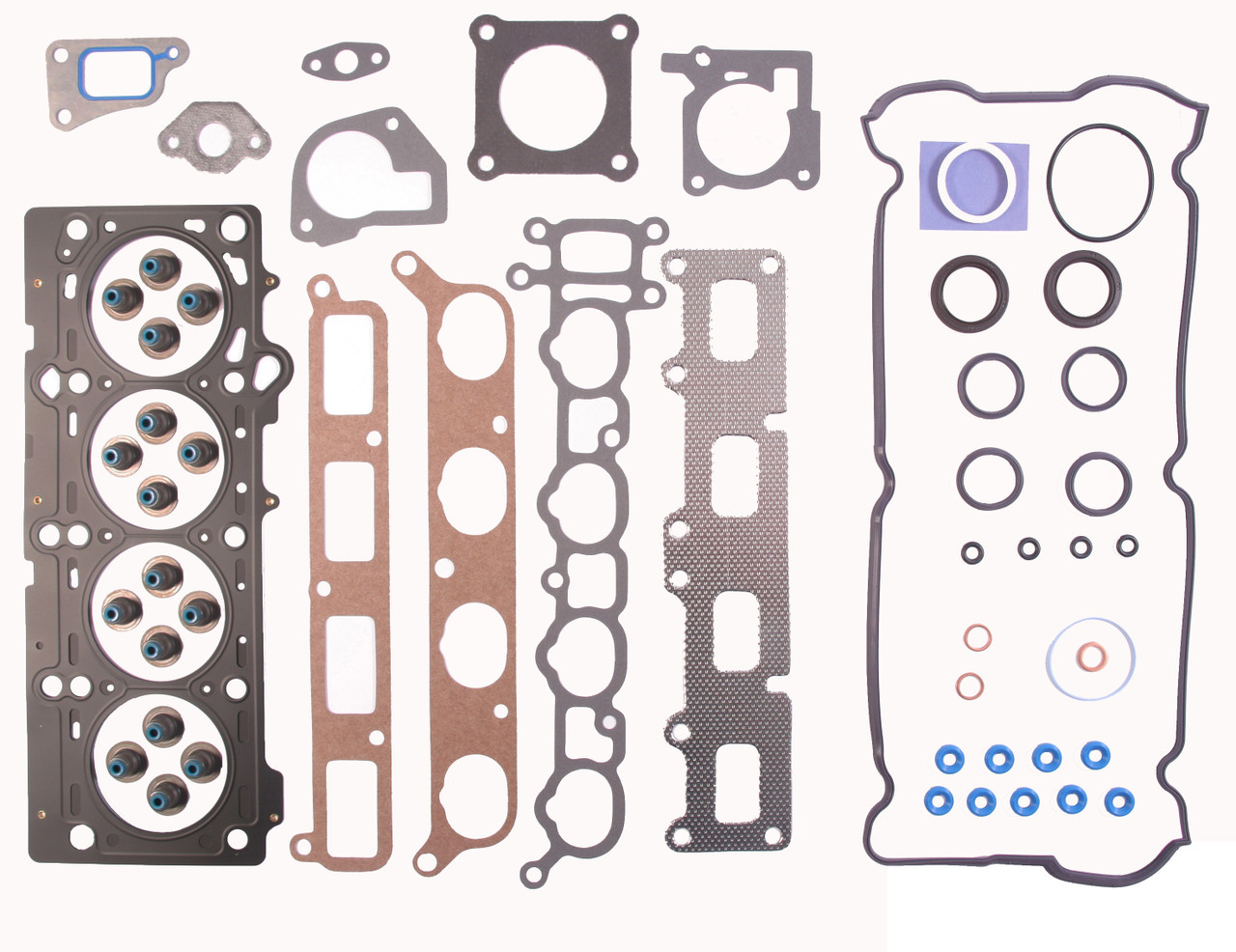 Head Gasket Set - Chrysler 2.4L 148 DOHC Turbo Mls Head Gasket - With Head Bolts - Enginetech CR148HS-FWB