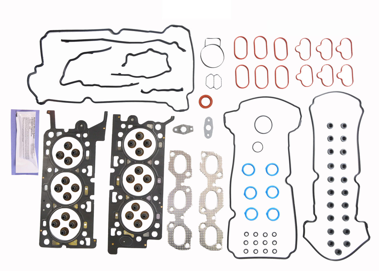 Head Gasket Set - Ford 3.0L DOHC Head Set Duratec. Mls Head Gaskets - With Head Bolts - Enginetech F181HS-CWB
