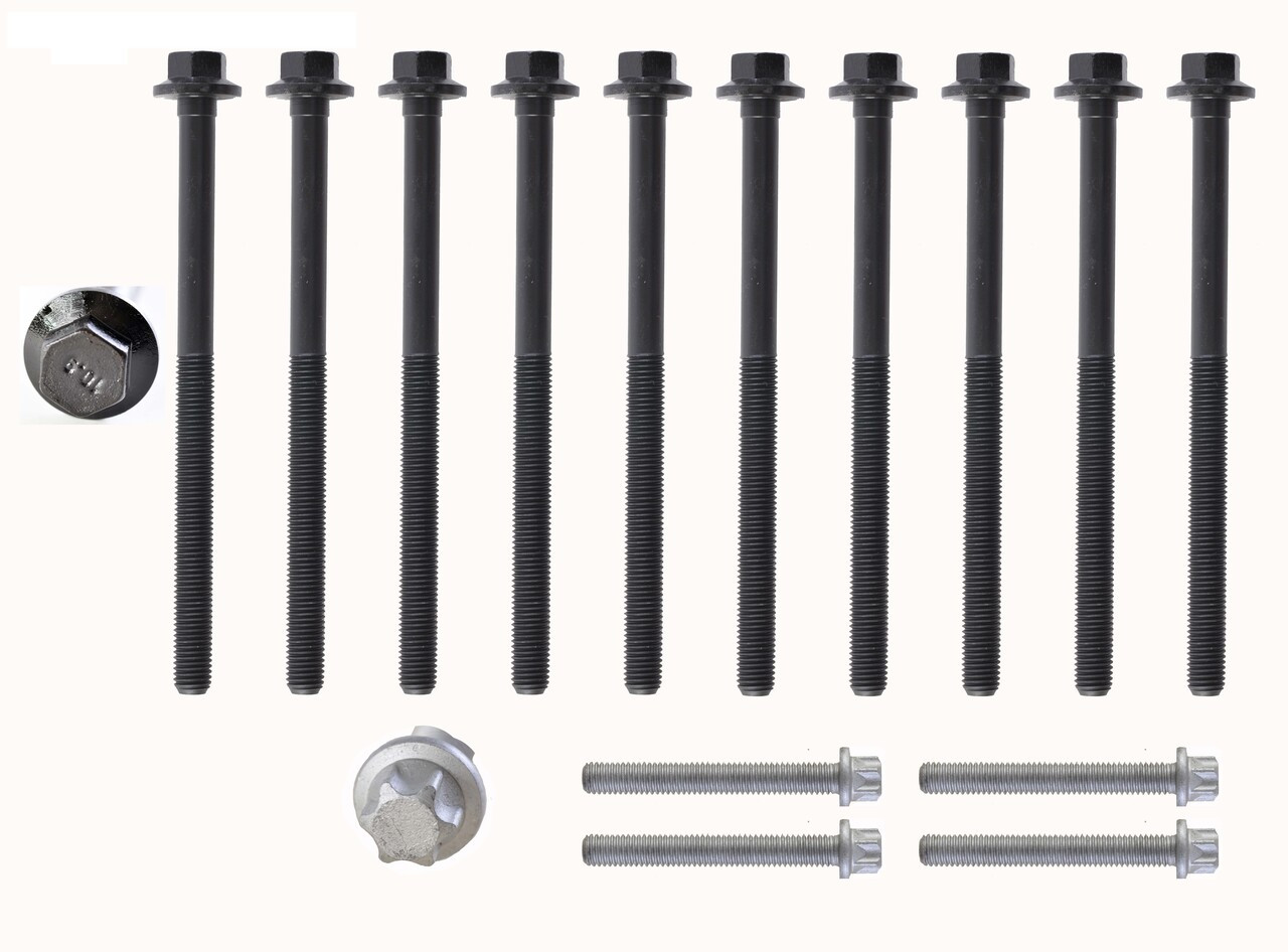 Head Gasket Set - GM Saturn 2.0L 122 DOHC 16V S/C Mls Head Gasket - W/ Head Bolts - Enginetech GM122HS-AWB