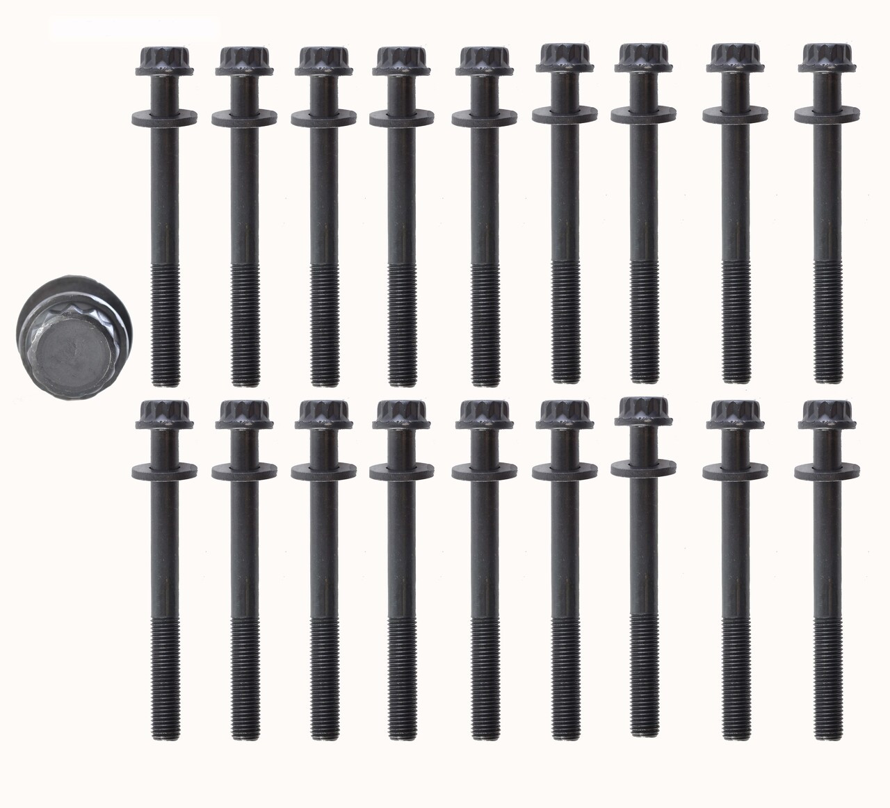 Head Gasket Set - GM 6.6L 403 Duramax Head Gaskets Not Incl - W/ Head Bolts - Enginetech GM403HS-DWB