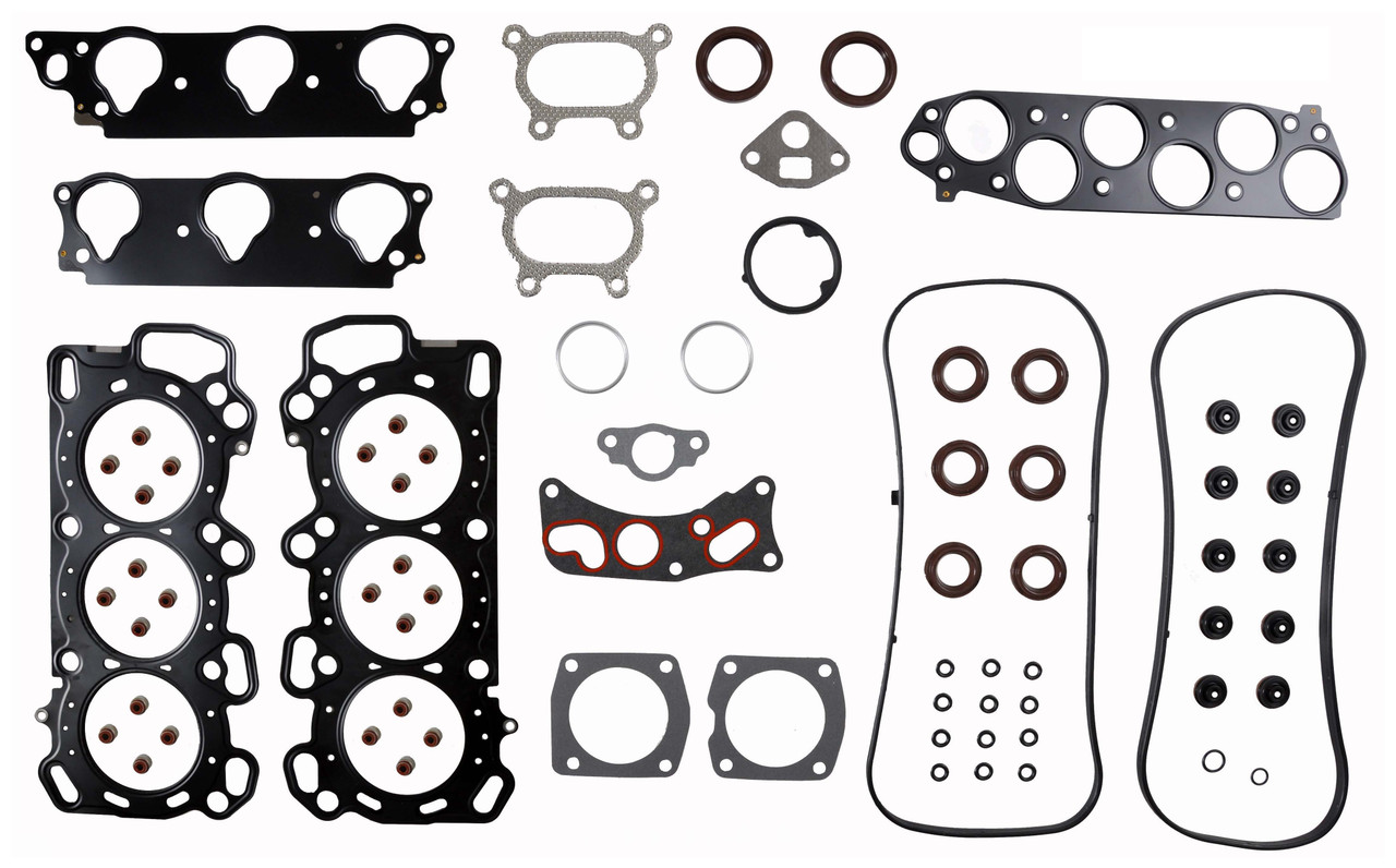 MLS Head Gasket Set with Head Bolts - Honda 3.0L 2997 SOHC 24V J30A4/5 MLS - Enginetech HO3.0HS-BAWB