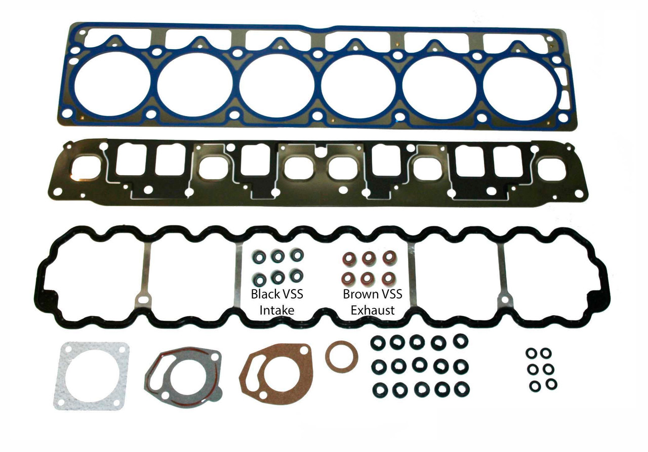 MLS Head Gasket Set with Head Bolts - AMC Jeep 4.0L 242 MLS - Enginetech J242HS-AWB