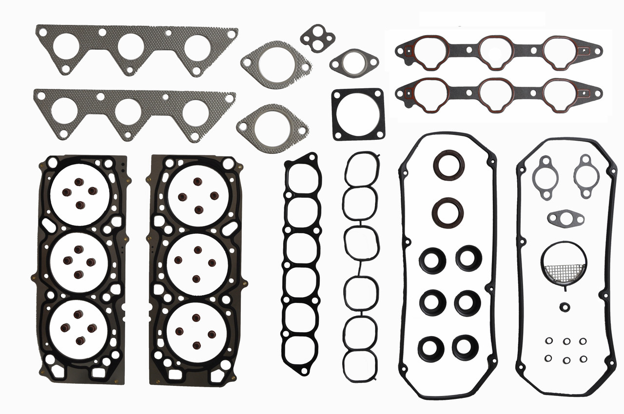 Head Gasket Set - Mitsubishi 3.8L 3828 DOHC 24V Endeavor Galant Mls Head Gskts - W/ Head Bolts - Enginetech MI3.8HS-AWB