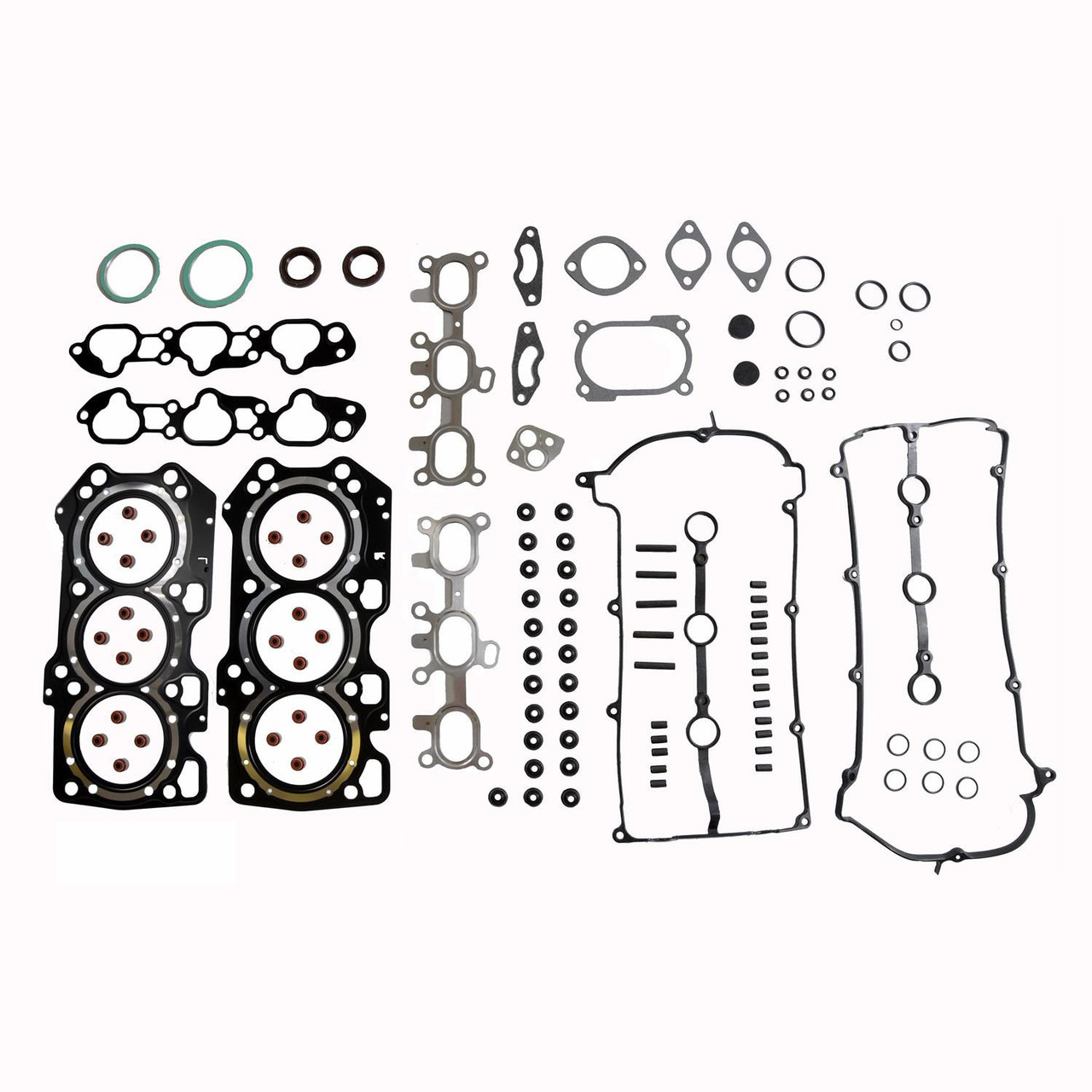 Full Gasket Set - Ford Mazda 2.5L 2497 DOHC 24V Kl Mls Head Gaskets Hs & Cs Kit - Enginetech MA2.5K-1