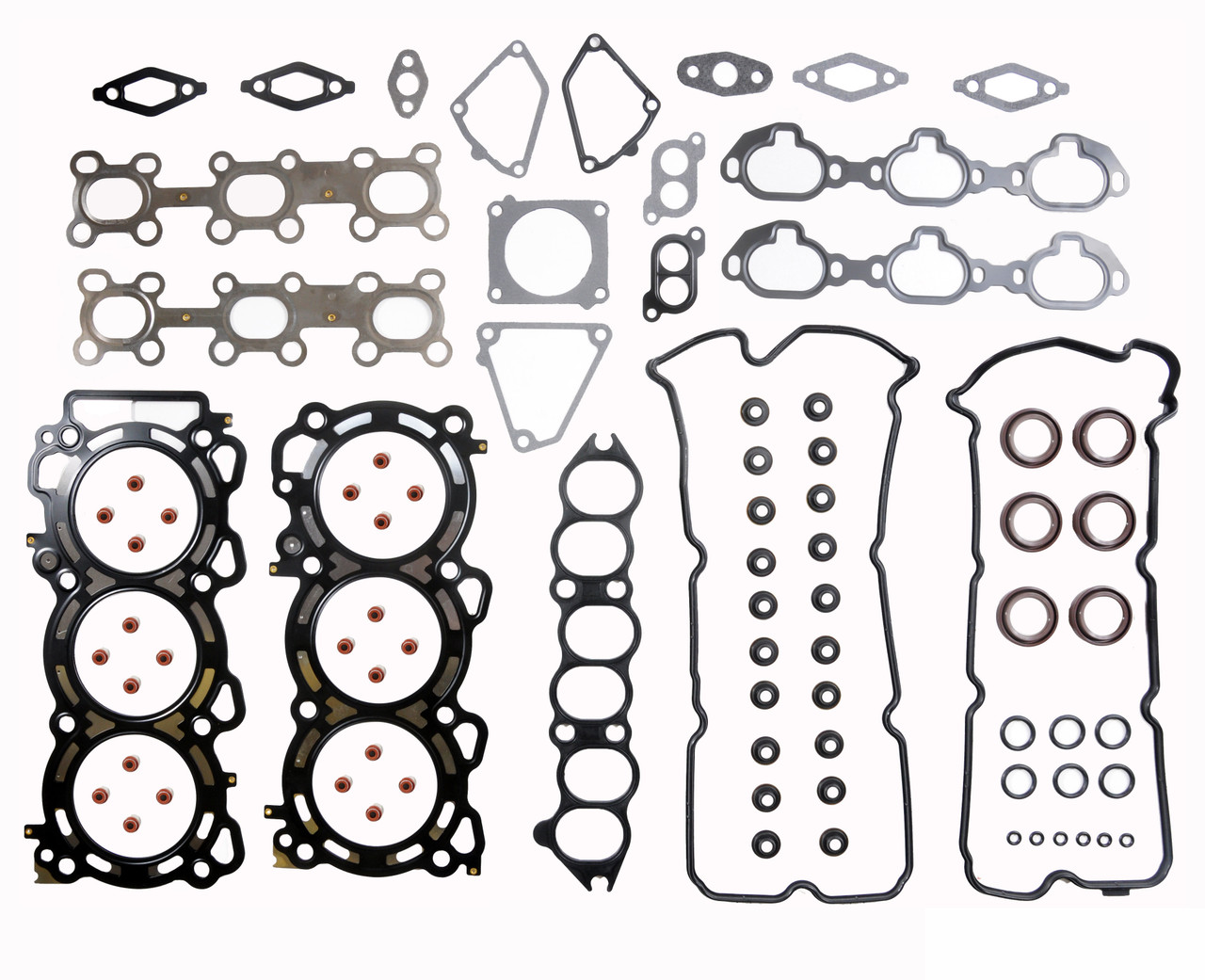Head Gasket Set - Nissan 3.0L VQ30DE Mls Head Gaskets - Enginetech NI3.0HS-F