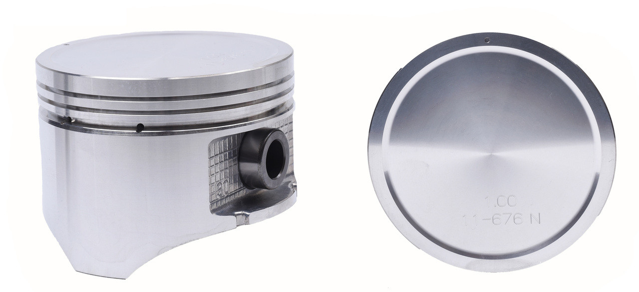Piston Set (Qty. 4) - Nissan 2.4L KA24E Truck - Enginetech P4676(4)