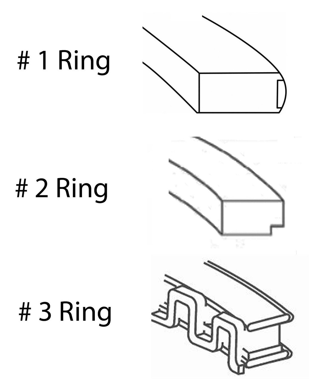 Piston Ring Set - Nissan 1.6L GA16DE - Enginetech C76134