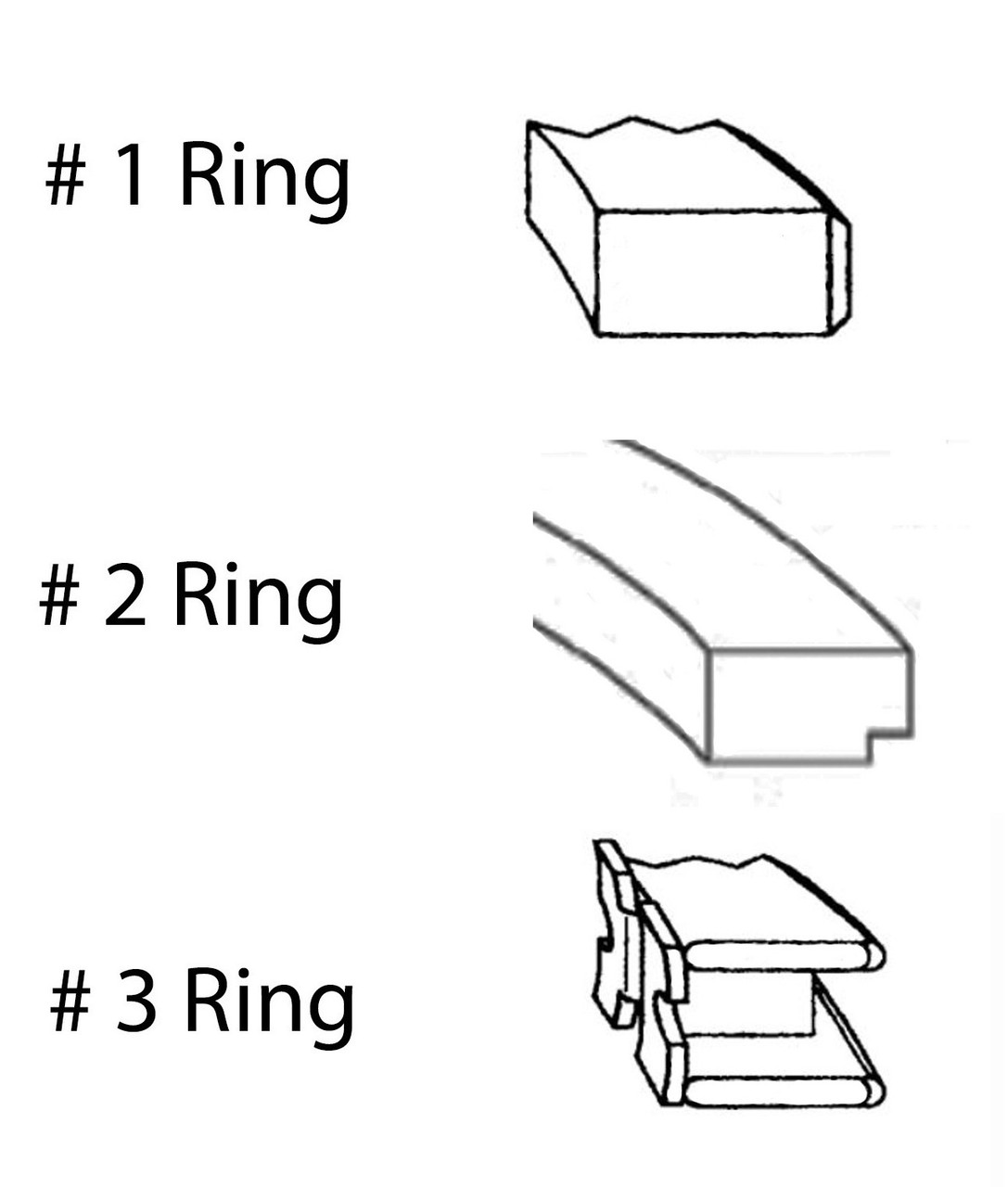 Piston Ring Set - Hyundai 1.6L 1599 DOHC 16V G4ED - Enginetech S76504