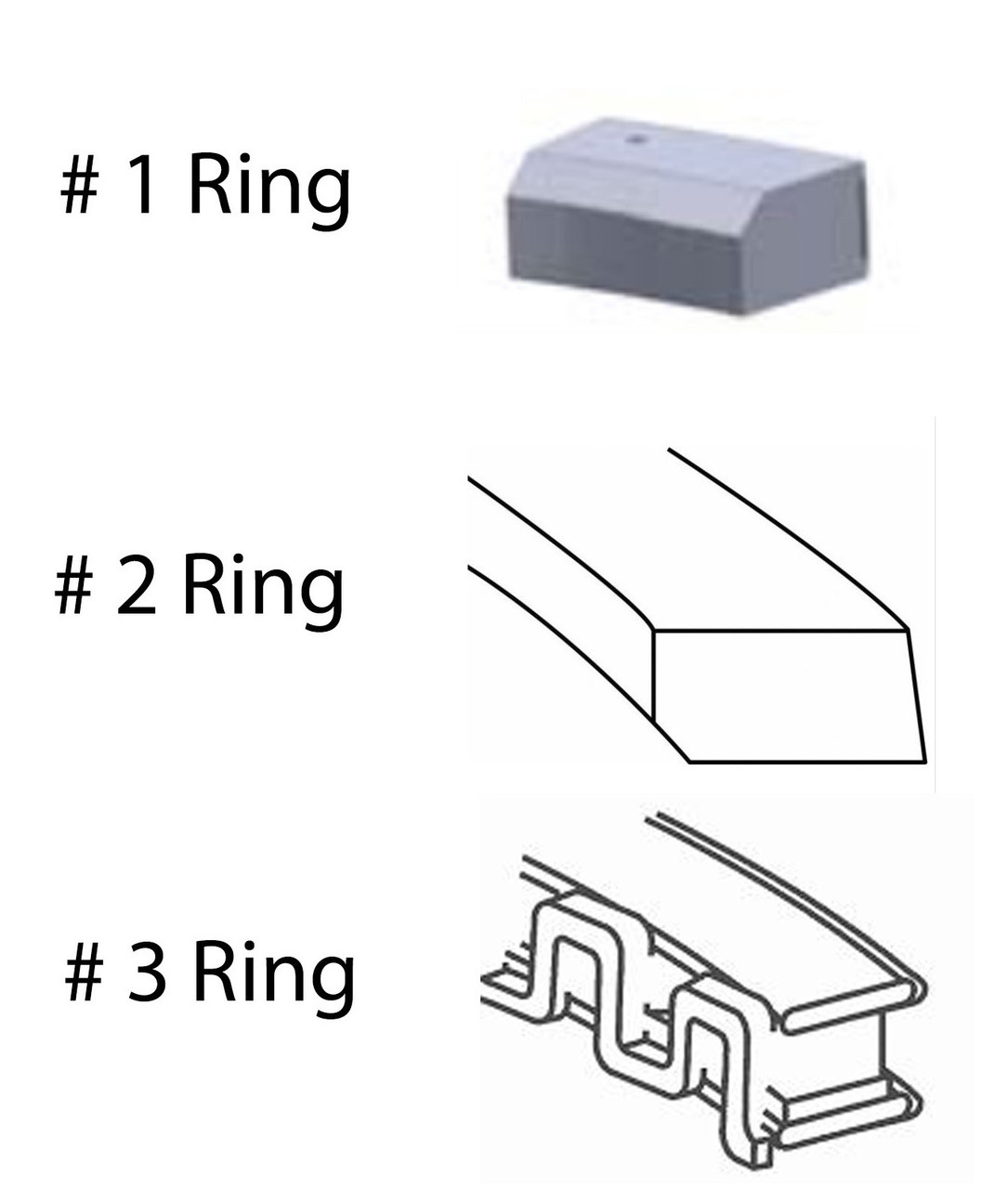 Piston Ring Set - Toyota Lex 4.7L 4663 2UZFE 1.5 / 1.5 / 4.0MM - Enginetech S94118