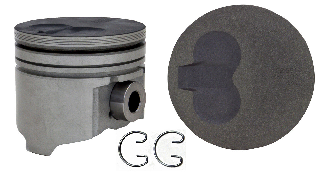 Piston Set - 1998 GMC C2500 Suburban - 6.5L / 395 OHV V8 16V "F,P,S,Y" GM Diesel 103.00mm Bore - P3054(8) -PN128