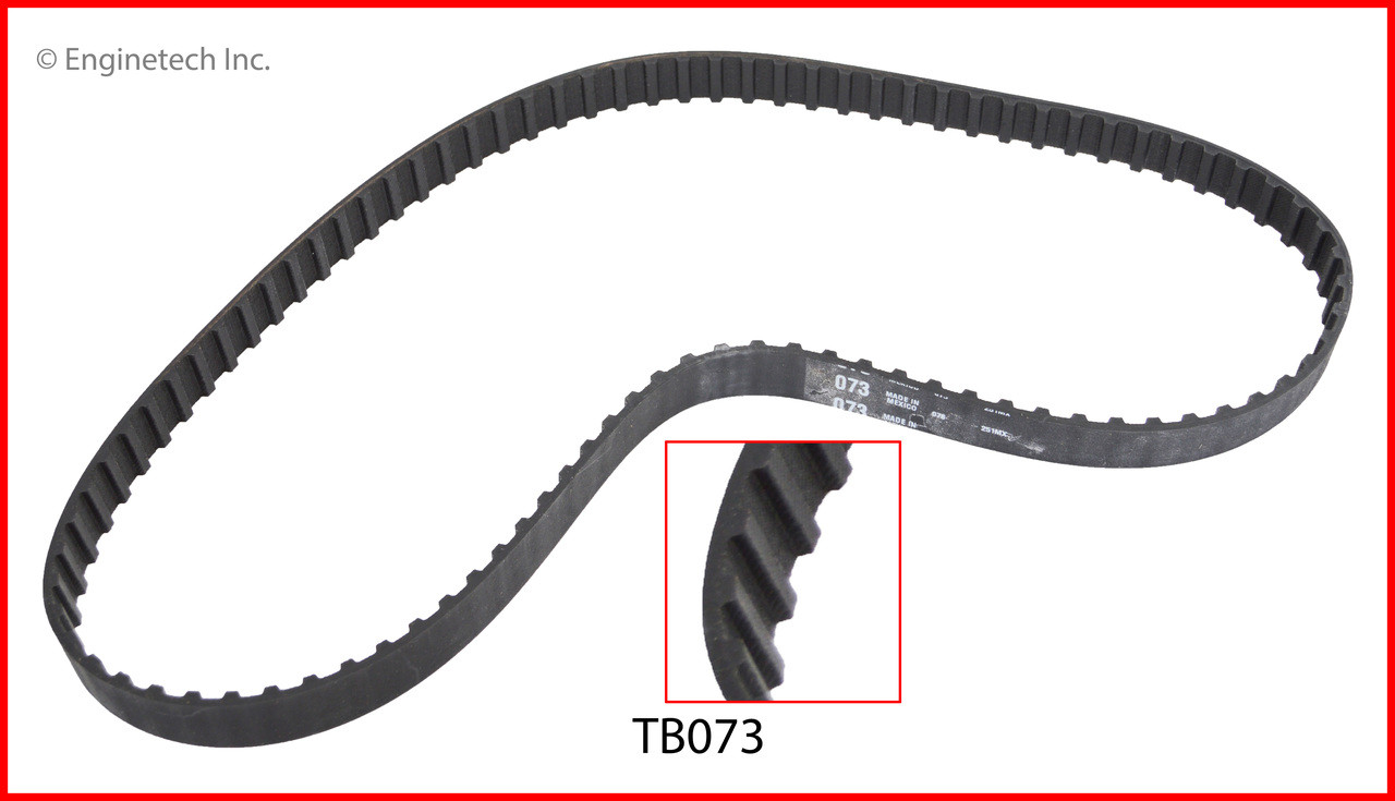 1985 Mitsubishi Mirage 1.5L Engine Timing Belt TB073 -21
