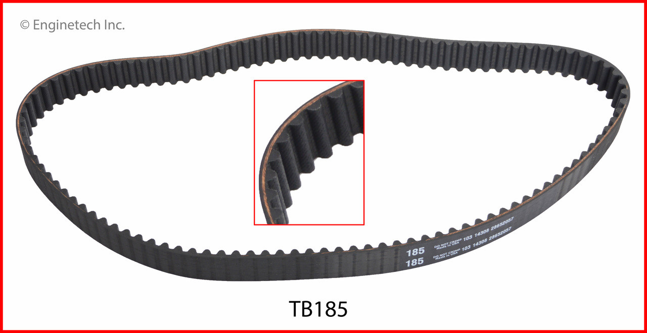 1993 Mazda MX-3 1.6L Engine Timing Belt TB185 -9