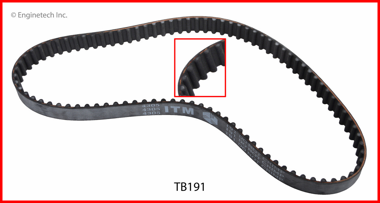 1995 Hyundai Accent 1.5L Engine Timing Belt TB191 -15