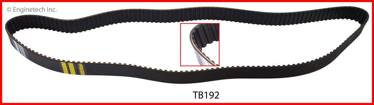 1991 Pontiac Grand Prix 3.4L Engine Timing Belt TB192 -2