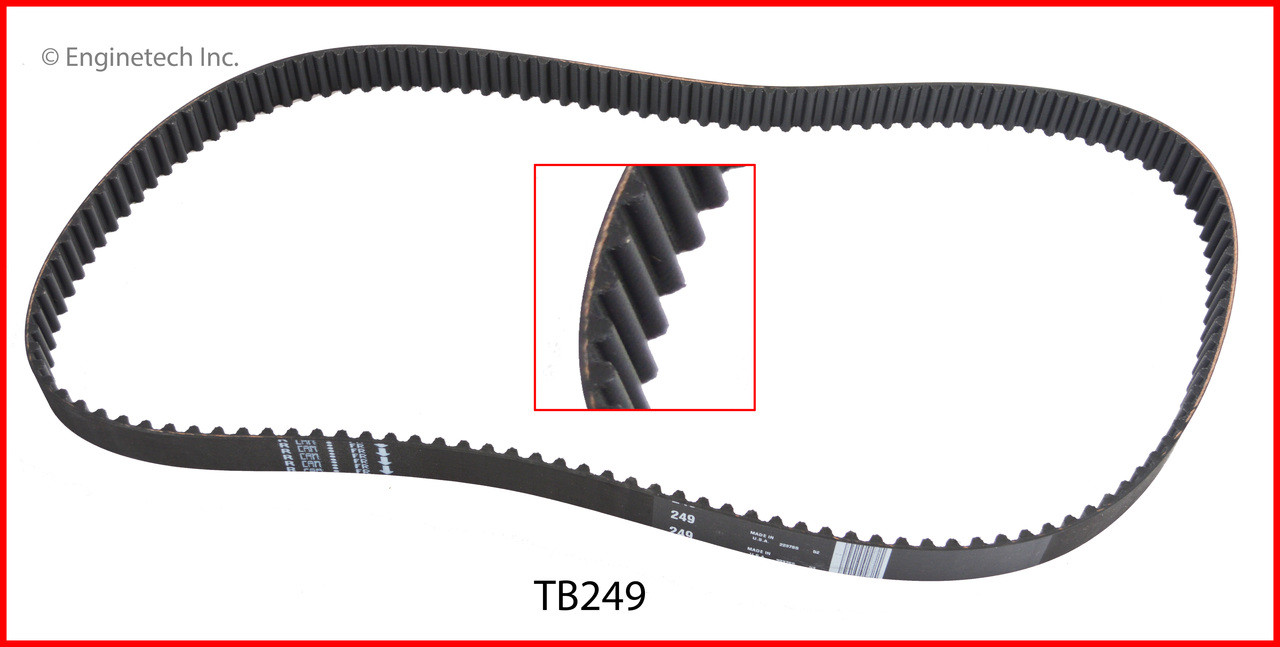 2001 Nissan Quest 3.3L Engine Timing Belt TB249 -40