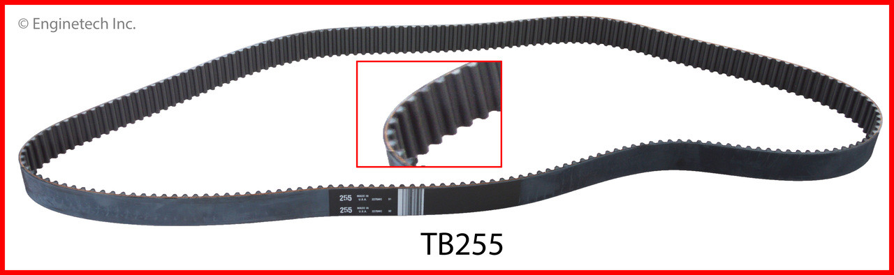 1995 Chrysler New Yorker 3.5L Engine Timing Belt TB255 -3