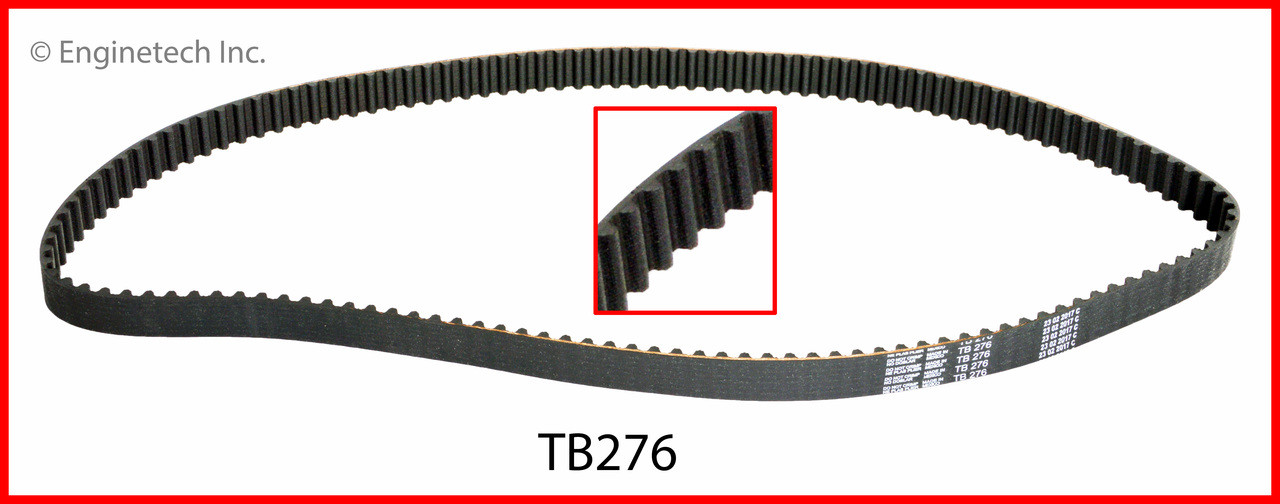 2000 Mazda B2500 2.5L Engine Timing Belt TB276 -9