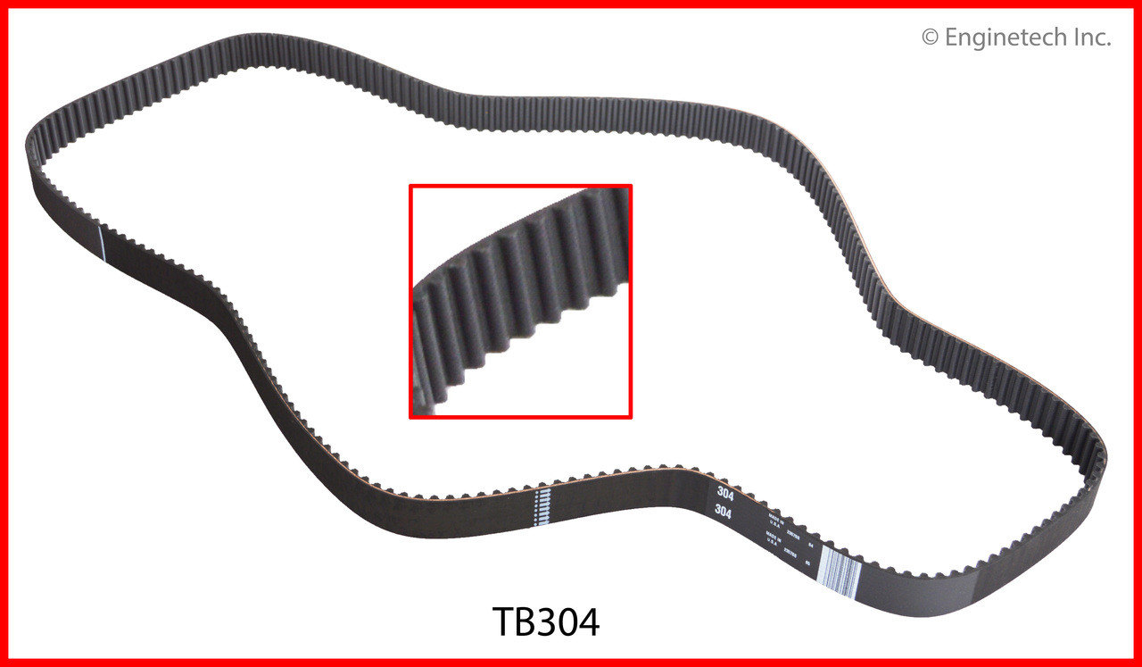 1999 Subaru Legacy 2.2L Engine Timing Belt TB304 -5